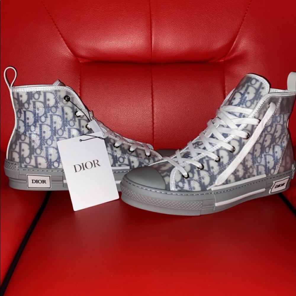 DIOR CONVERSE GREY SIZE 11 - Picture 2 of 6